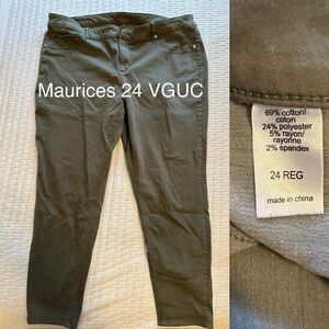 Maurices Olive Green Pants